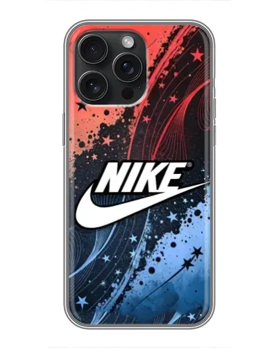 Чехол для iPhone 15 Pro Max с картинкой «Градиентный принт Найк» Чехол для iPhone 15 Pro Max с картинкой «Градиентный принт Найк»