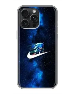 Чехол для iPhone 15 Pro Max с картинкой «Звездный путь Nike»