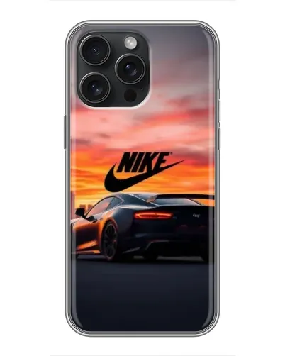 Чехол для iPhone 15 Pro Max с картинкой «Nike и суперкар» Чехол для iPhone 15 Pro Max с картинкой «Nike и суперкар»
