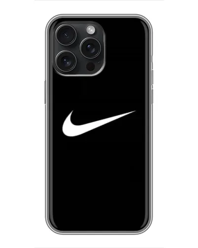 Чохол для iPhone 15 Pro Max з картинкою «Мінімалістичний Найк» Чохол для iPhone 15 Pro Max з картинкою «Мінімалістичний Найк»