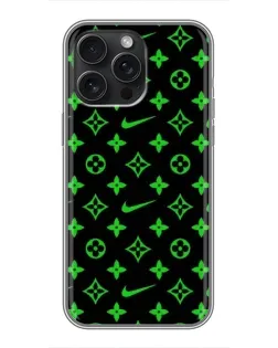 Чехол для iPhone 15 Pro Max с картинкой «Неоновый принт LV» Чехол для iPhone 15 Pro Max с картинкой «Неоновый принт LV»