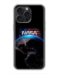 Чехол для iPhone 15 Pro Max с картинкой «Земля из космоса NASA» Чехол для iPhone 15 Pro Max с картинкой «Земля из космоса NASA»