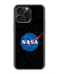 Чехол для iPhone 15 Pro Max с картинкой «NASA — звездное небо» Чехол для iPhone 15 Pro Max с картинкой «NASA — звездное небо»