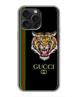 Чехол для iPhone 15 Pro Max с картинкой «Тигр Gucci»