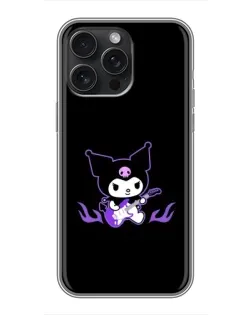 Чехол для iPhone 15 Pro Max с картинкой «Электрическая Kuromi»