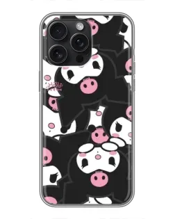 Чехол для iPhone 15 Pro Max с картинкой «Паттерн голов Куроми»