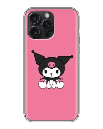 Чехол для iPhone 15 Pro Max с картинкой «Хмурая Kuromi»