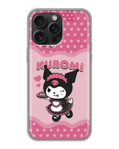 Чехол для iPhone 15 Pro Max с картинкой «Розовая Куроми»
