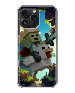 Чохол для iPhone 15 Pro Max з картинкою «Стів та гусь» Чохол для iPhone 15 Pro Max з картинкою «Стів та гусь»