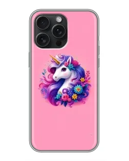 Чехол для iPhone 15 Pro Max с картинкой «Сказочный единорог»