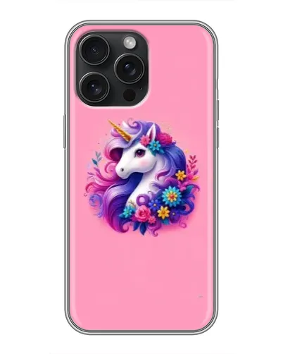 Чехол для iPhone 15 Pro Max с картинкой «Сказочный единорог»