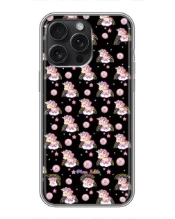 Чехол для iPhone 15 Pro Max с картинкой «Magic Unicorn паттерн»