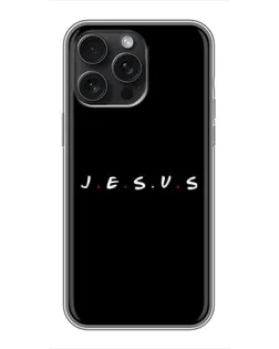 Чехол для iPhone 15 Pro Max с картинкой «Точки веры J.E.S.U.S.»
