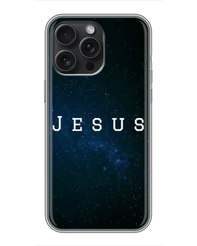 Чехол для iPhone 15 Pro Max с картинкой «Звездное небо Jesus»