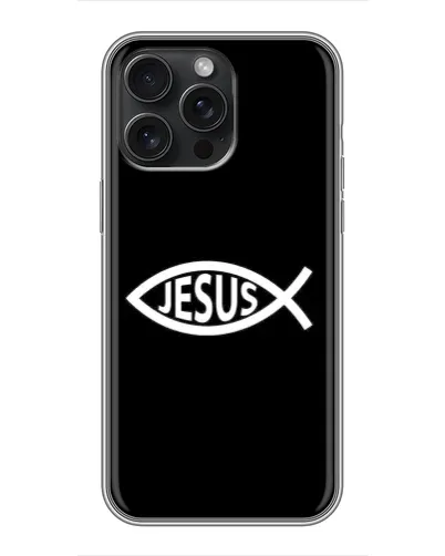 Чехол для iPhone 15 Pro Max с картинкой «Классический Jesus»
