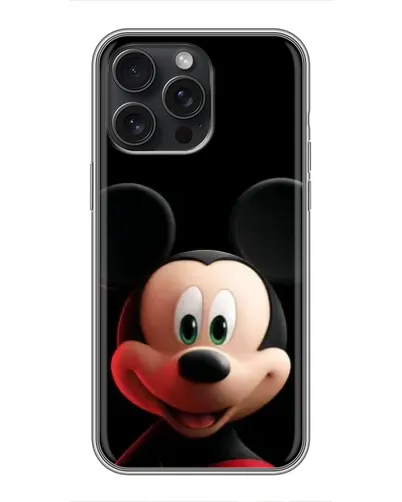 Чехол для iPhone 15 Pro Max с картинкой «Улыбающийся Микки Маус»