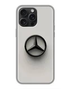 Чехол для iPhone 15 Pro Max с картинкой «Mercedes Maybach стиль»