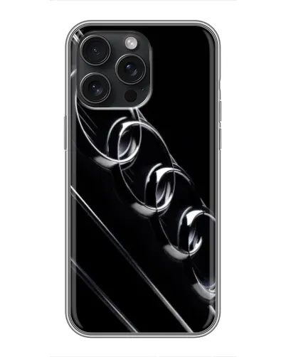Чехол для iPhone 15 Pro Max с картинкой «Audi — абстрактные кольца» Чехол для iPhone 15 Pro Max с картинкой «Audi — абстрактные кольца»
