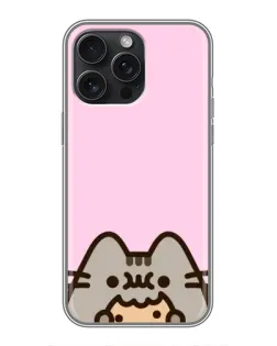 Чехол для iPhone 15 Pro Max с картинкой «Pusheen и печенье» Чехол для iPhone 15 Pro Max с картинкой «Pusheen и печенье»