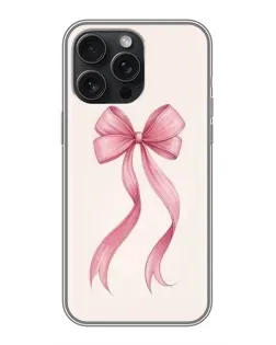 Чехол для iPhone 15 Pro Max с картинкой «Розовый бант» Чехол для iPhone 15 Pro Max с картинкой «Розовый бант»
