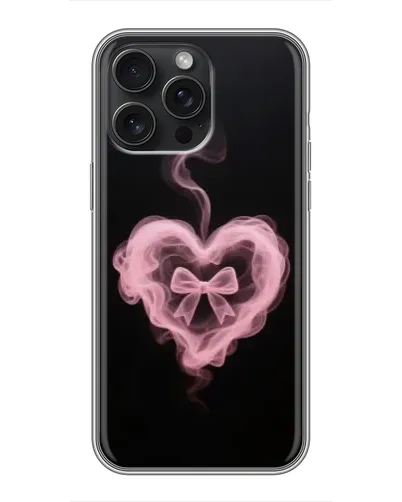 Чехол для iPhone 15 Pro Max с картинкой «Дымчатое сердце» Чехол для iPhone 15 Pro Max с картинкой «Дымчатое сердце»