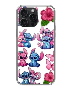Чохол для iPhone 15 Pro Max з картинкою «Стікери Stitch та Angel» Чохол для iPhone 15 Pro Max з картинкою «Стікери Stitch та Angel»