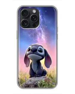 Чохол для iPhone 15 Pro Max з картинкою «Стіч на світанку» Чохол для iPhone 15 Pro Max з картинкою «Стіч на світанку»