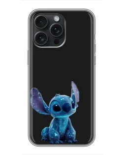 Чохол для iPhone 15 Pro Max з картинкою «Стіч на чорному» Чохол для iPhone 15 Pro Max з картинкою «Стіч на чорному»