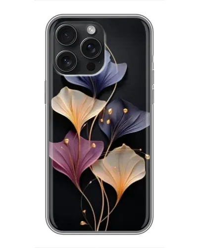 Чехол для iPhone 15 Pro Max с картинкой «Лиловые цветы грации» Чехол для iPhone 15 Pro Max с картинкой «Лиловые цветы грации»