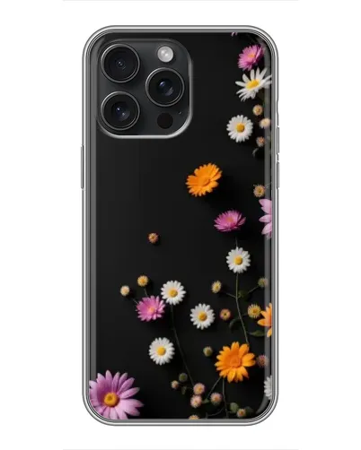 Чехол для iPhone 15 Pro Max с картинкой «Цветочная композиция» Чехол для iPhone 15 Pro Max с картинкой «Цветочная композиция»