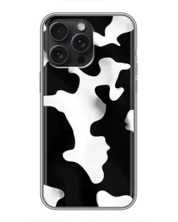 Чехол для iPhone 15 Pro Max с картинкой «Черно-белое пятно»