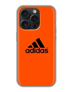 Чехол для iPhone 15 Pro с картинкой «Adidas Ukraine»
