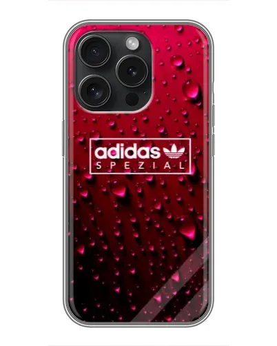 Чехол для iPhone 15 Pro с картинкой «Adidas Gold Marble» Чехол для iPhone 15 Pro с картинкой «Adidas Gold Marble»