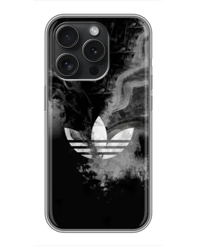 Чехол для iPhone 15 Pro с картинкой «Абстрактный дым Adidas» Чехол для iPhone 15 Pro с картинкой «Абстрактный дым Adidas»