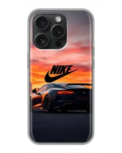 Чехол для iPhone 15 Pro с картинкой «Nike и суперкар» Чехол для iPhone 15 Pro с картинкой «Nike и суперкар»