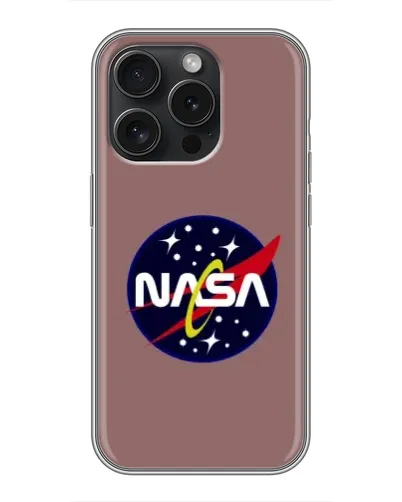Чехол для iPhone 15 Pro с картинкой «NASA — ретро космос» Чехол для iPhone 15 Pro с картинкой «NASA — ретро космос»