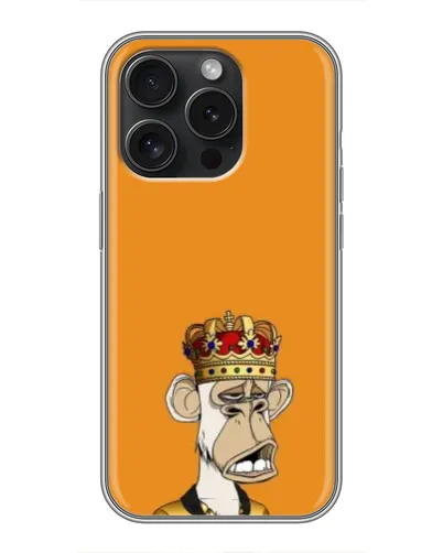 Чехол для iPhone 15 Pro с картинкой «Золотая обезьяна Bored Ape» Чехол для iPhone 15 Pro с картинкой «Золотая обезьяна Bored Ape»