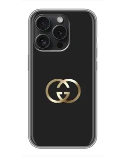 Чохол для iPhone 15 Pro з картинкою «Мінімалізм Gucci» Чохол для iPhone 15 Pro з картинкою «Мінімалізм Gucci»