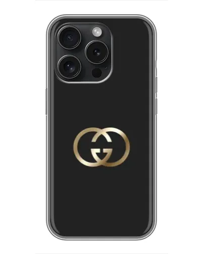Чохол для iPhone 15 Pro з картинкою «Мінімалізм Gucci»