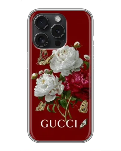 Чохол для iPhone 15 Pro з картинкою «Gucci — сад»