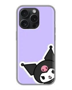 Чехол для iPhone 15 Pro с картинкой «Забавная Kuromi»