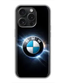 Чохол для iPhone 15 Pro з картинкою «BMW — неонове сяйво» Чохол для iPhone 15 Pro з картинкою «BMW — неонове сяйво»