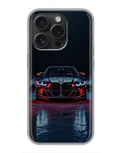 Чохол для iPhone 15 Pro з картинкою «BMW на мокрій дорозі» Чохол для iPhone 15 Pro з картинкою «BMW на мокрій дорозі»
