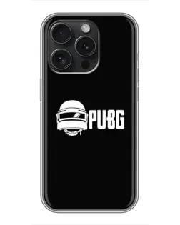 Чохол для iPhone 15 Pro з картинкою «PUBG — класичний лого»