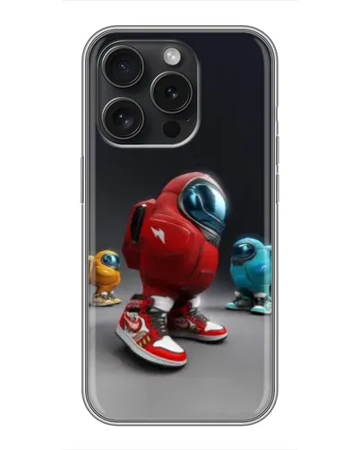 Чехол для iPhone 15 Pro с картинкой «Among Us — 3D стиль» Чехол для iPhone 15 Pro с картинкой «Among Us — 3D стиль»