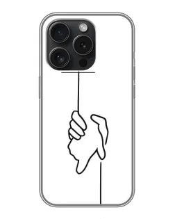Чохол для iPhone 15 Pro з картинкою «Рука тримає» Чохол для iPhone 15 Pro з картинкою «Рука тримає»