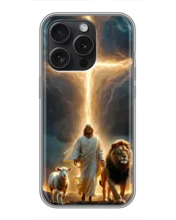 Чохол для iPhone 15 Pro з картинкою «Лев Юди та Світло» Чохол для iPhone 15 Pro з картинкою «Лев Юди та Світло»