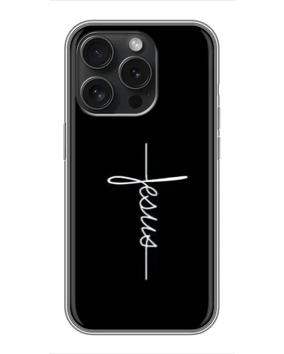Чохол для iPhone 15 Pro з картинкою «Тонка лінія віри»