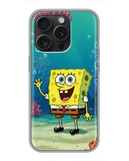 Чехол для iPhone 15 Pro с картинкой «Подводный привет»