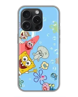 Чехол для iPhone 15 Pro с картинкой «Веселые пузырьки»